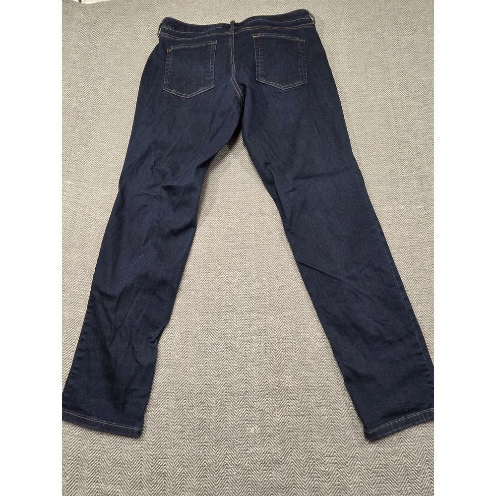 Eddie Bauer Modern Fit Slim Leg Dark Wash Jeans Mens‎ Size 12 Blue Stretch Denim